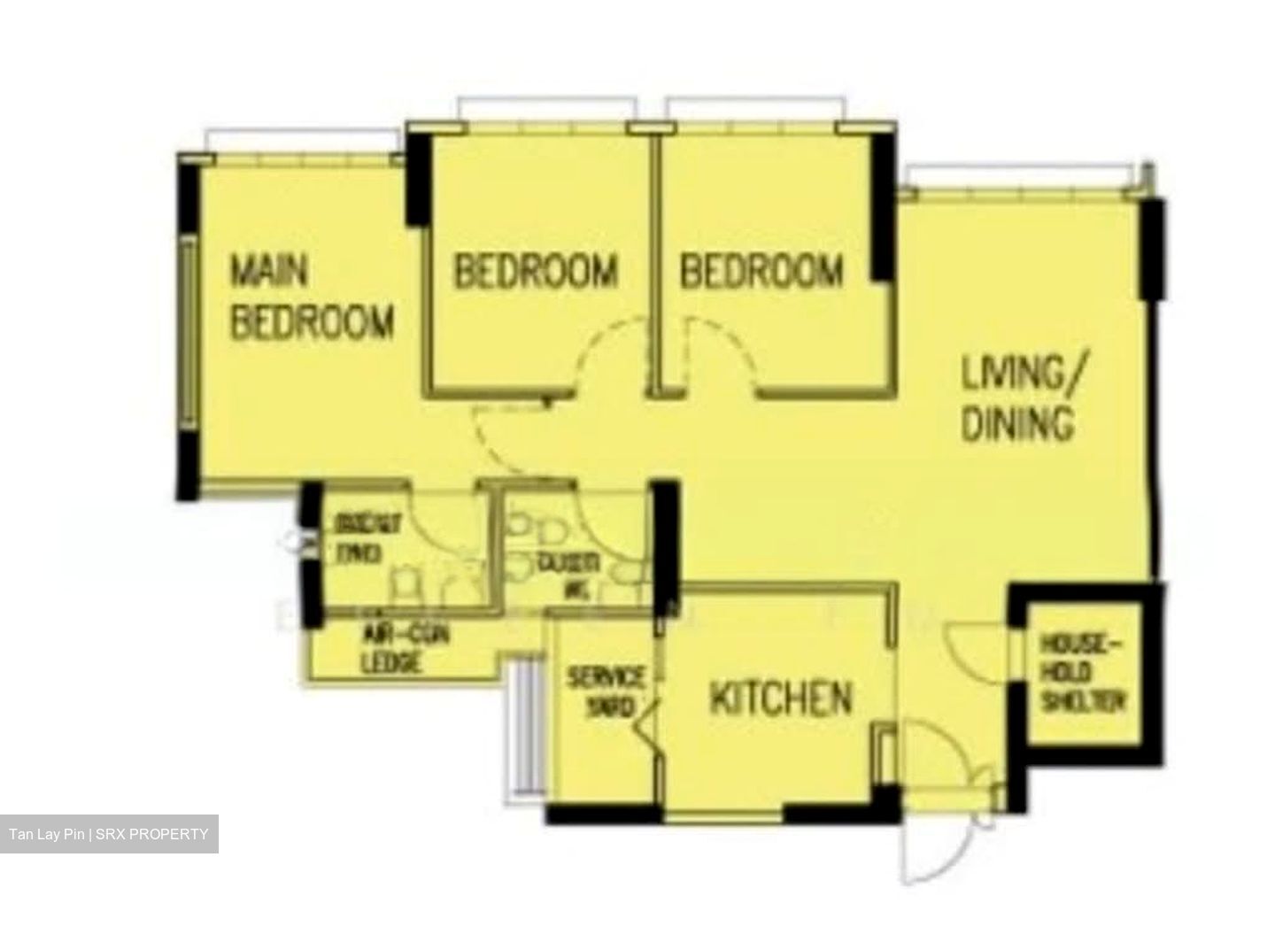 Blk 473C Hougang Parkedge (Hougang), HDB 4 Rooms #563352521